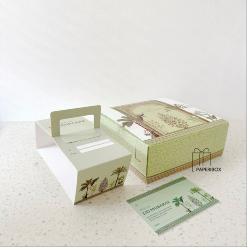 

(ISI 5 Pcs) Box EID | Kotak Kue Lebaran 22x22cm