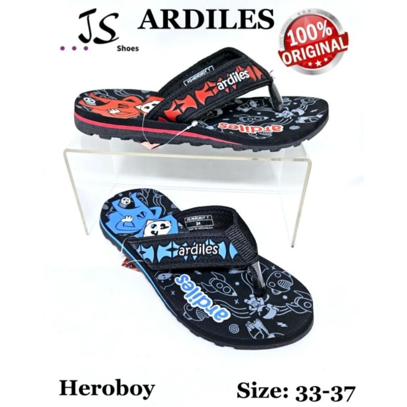 ARDILES HEROBOY - SANDAL JEPIT SPON ANAK COWOK MERK ARDILES ORIGINAL