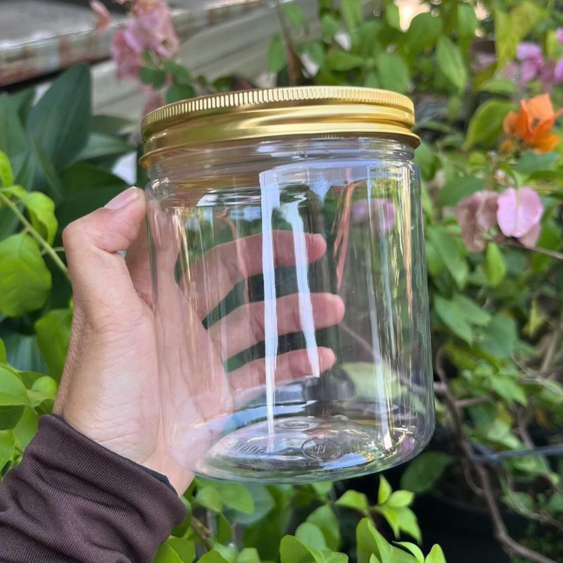 Toples Tinggi 11cm Tutup Gold Alumunium Diameter 9cm