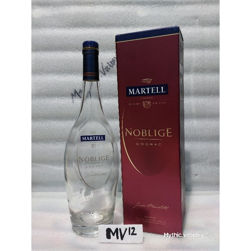 Botol bekas minuman keras Import Martell Noblige 1 Liter + Box