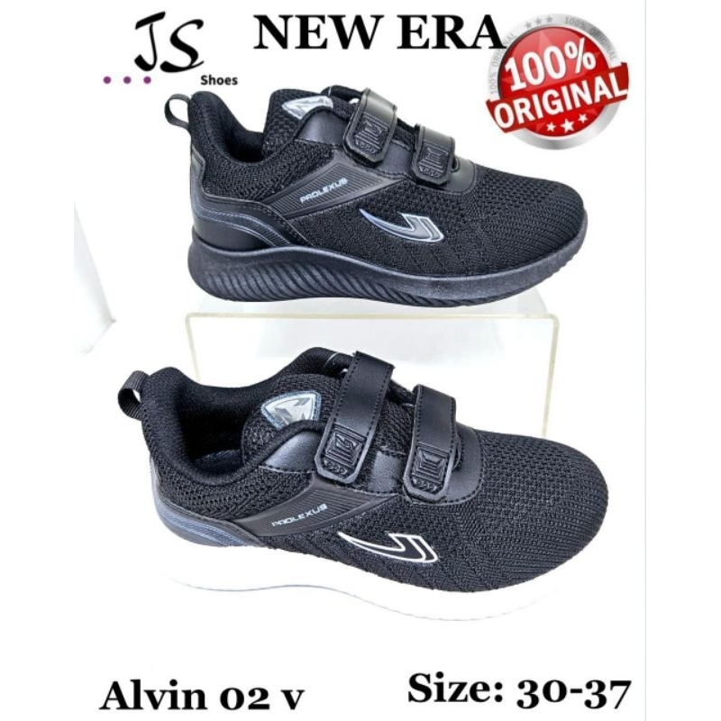NEW ERA ALVIN 02 V - SEPATU SEKOLAH KRETEK ANAK MERK NEW ERA ORIGINAL
