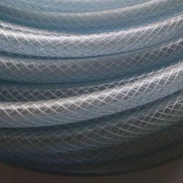 

Selang Air Benang 1/2" Serat Per Meter Taman Tebal Putih Transparan