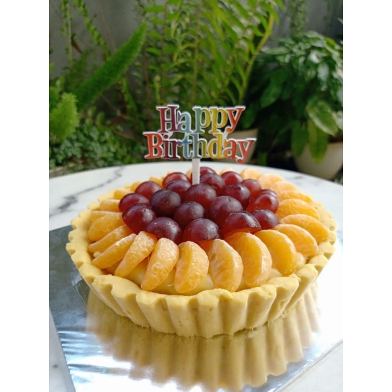 

Pie Buah Besar 16 cm, 18 Cm dan 20cm Kue Fruit Pai Jumbo With Vla Enak Segar Lezat Nikmat Murah Fresh