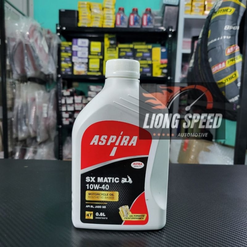 OLI MOTOR MATIC YAMAHA OLD 10W-40 ASPIRA BY PT SHELL