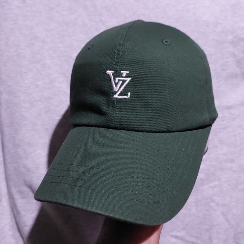 topi VARZAR Monogram Soft Overfit Ball Cap Green original