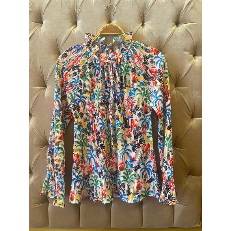 blouse plisket bangkok import ready stock