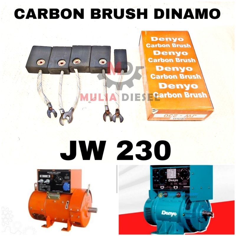 Karbon Brush Carbon Kool Boster Kul Arang Dinamo Las Listrik JW230 JW 230