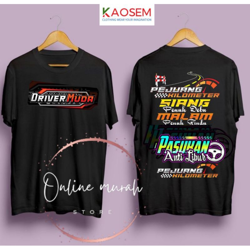 Kaos Driver Muda/kaos sopir/truk Indonesia/kaos murah keren
