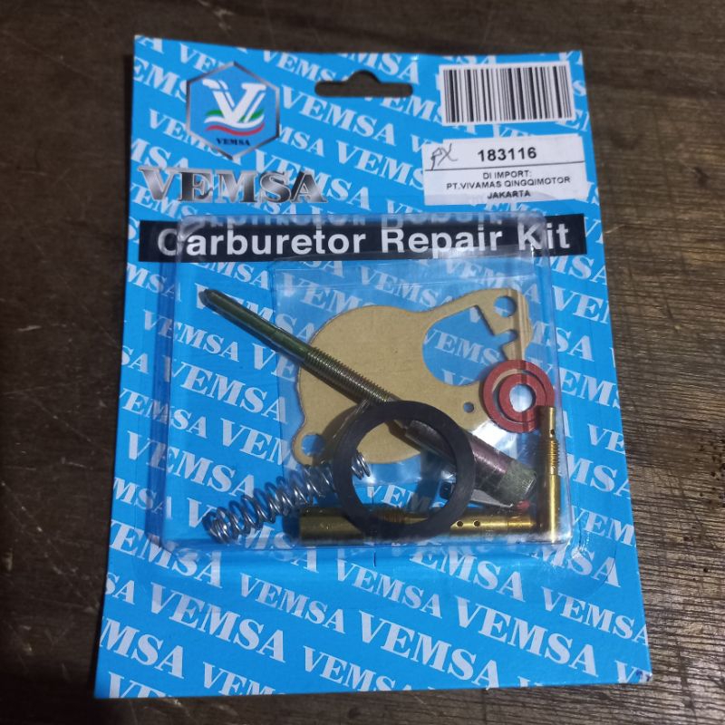 repair kit spuyer set karburator vespa PX PS ukuran 20.20