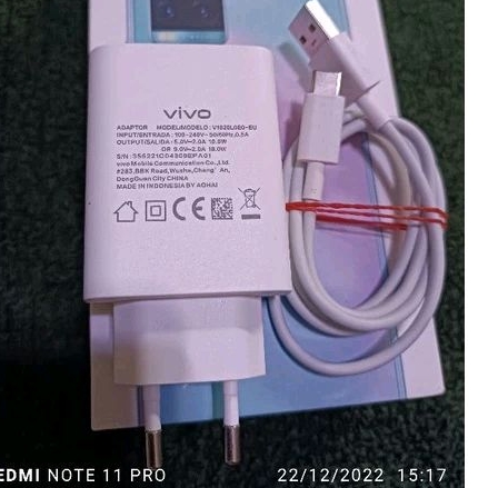 CHARGER CAS VIVO/Y33S Y21 Y75 Y21T FAST CHARGING TYPE C ORIGINAL BEKAS BAWAAN HP