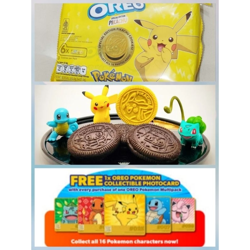 

[READY LIMITED] OREO POKEMON PIKACHU 165g (6x27g) SPECIAL EDITION