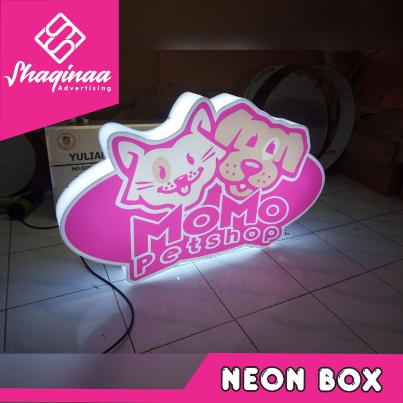 NEON BOX CUSTOM FULL AKRILIK (COD)
