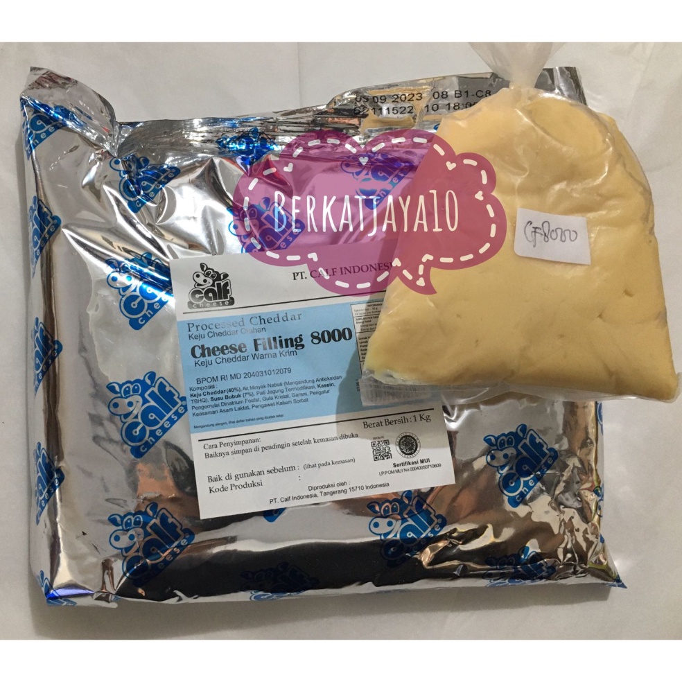 

Terbagus alf heese Filling 8 Saus Keju putih repak 2 gr 2J