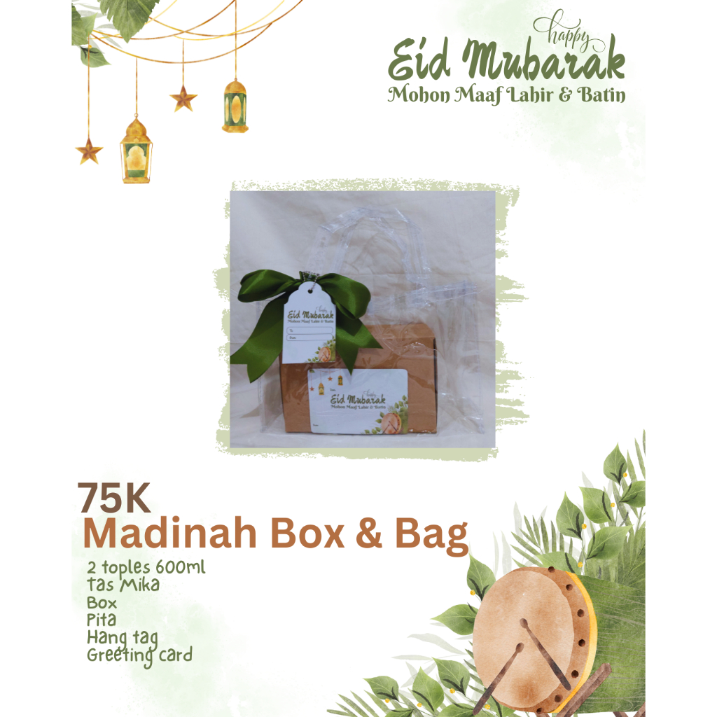 

Hampers Lebaran Idul Fitri / Parcel Lebaran / Kue Kering Ekonomis Murah isi 3 dengan tas Mika dan box
