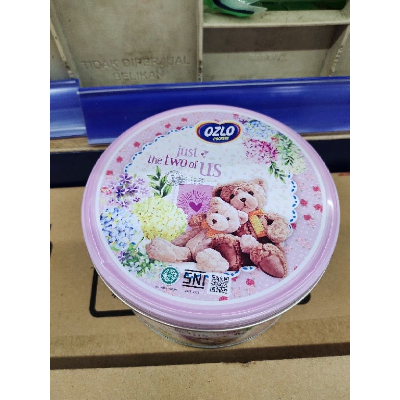 ozlo cookies tin pink 250gr