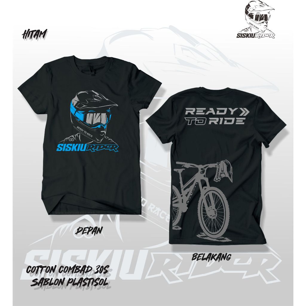 Kaos Siskiu Rider Indonesia/ Kaos Polygon/ Kaos Goweser/ Kaos Sepeda Gunung