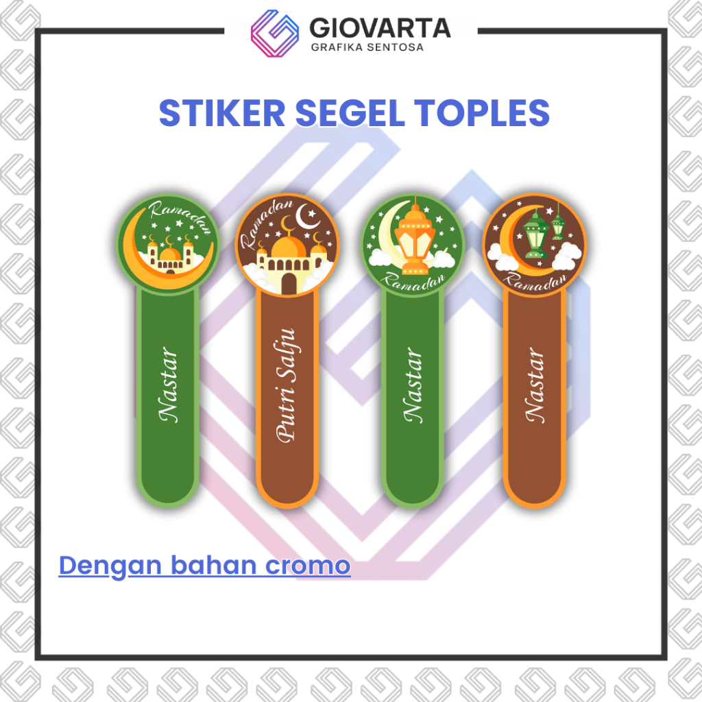 STIKER SEGEL KUE/STIKER LABEL/STIKER KUE LEBARAN/STIKER SEGEL KEMASAN/STIKER NASTAR
