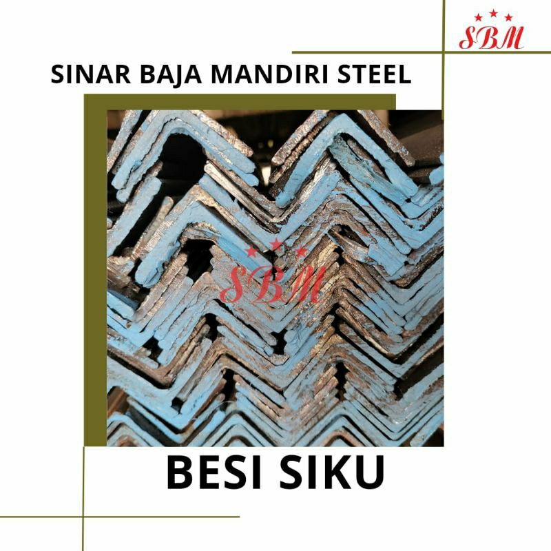 Besi Siku 50x50 Banci Panjang 6 Meter