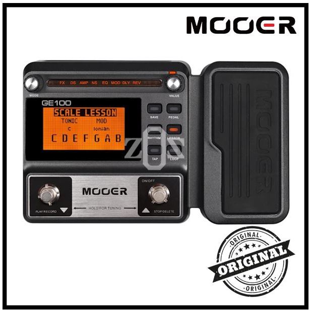 Multi Efek Effect Pedal Processor Gitar Guitar MOOER GE100 GE 100