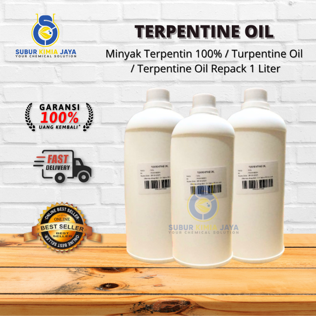 

Minyak Terpentin 100% / Turpentine Oil / Terpentine Oil - 1 L Premium