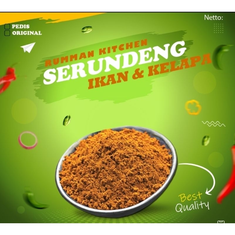 

Serundeng Ikan Rumman's Kitchen 250gr