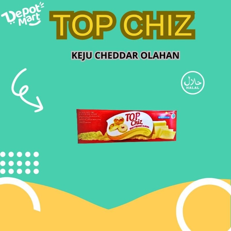 

Top chiz keju cheddar olahan 2kg Depot Mart