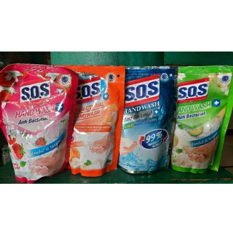 SOS Sabun cuci tangan pouch 300 ml