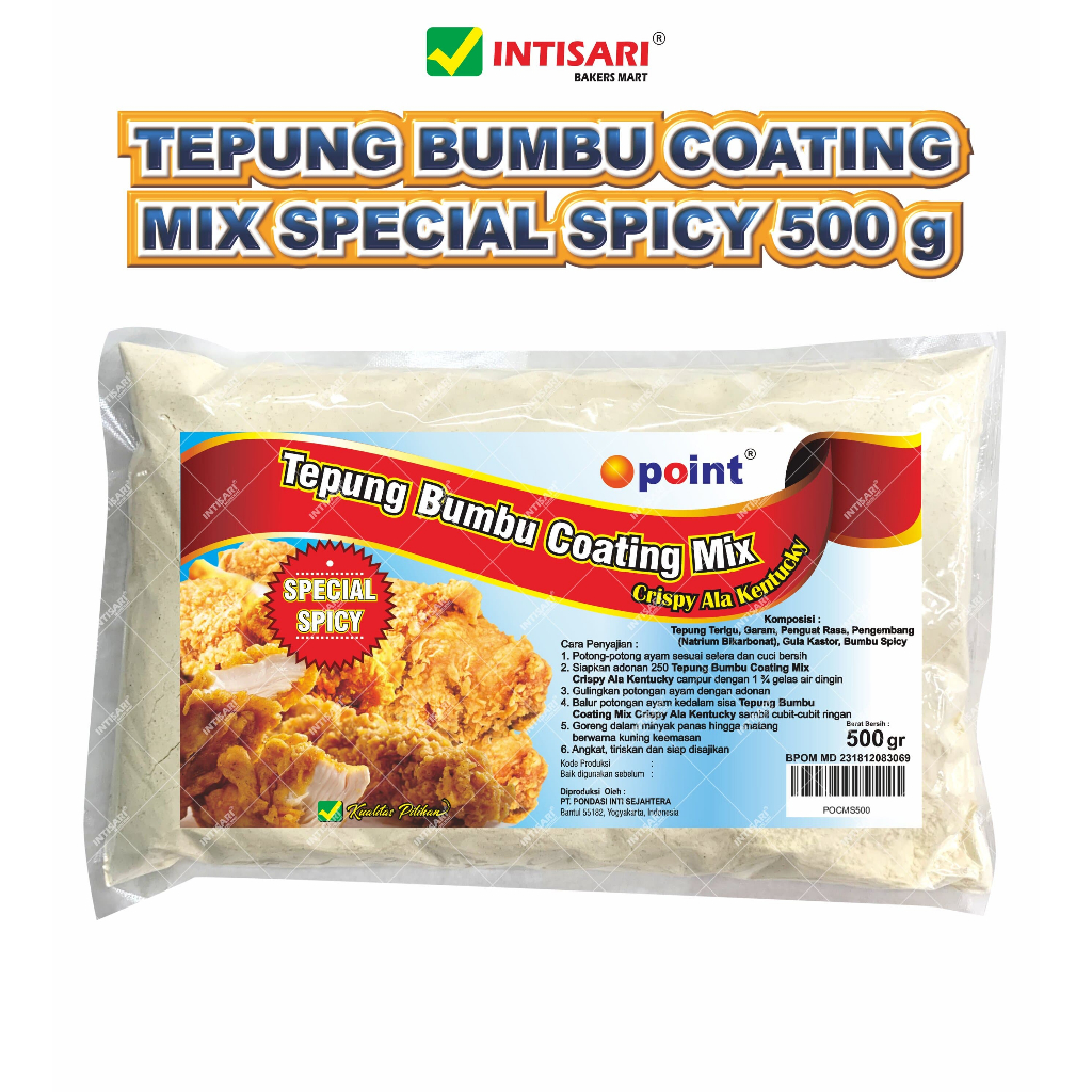 

TEPUNG BUMBU COATING MIX SPECIAL SPICY 500 G