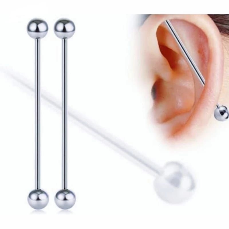 TINDIK INDUSTRIAL TITANIUM / TINDIK SAMBUNG / BARBEL INDUSTRIAL TITANIUM