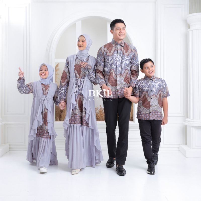 KANTHIL Gamis Couple Keluarga Sarimbit Batik Keluarga Gamis Couple Maheswara