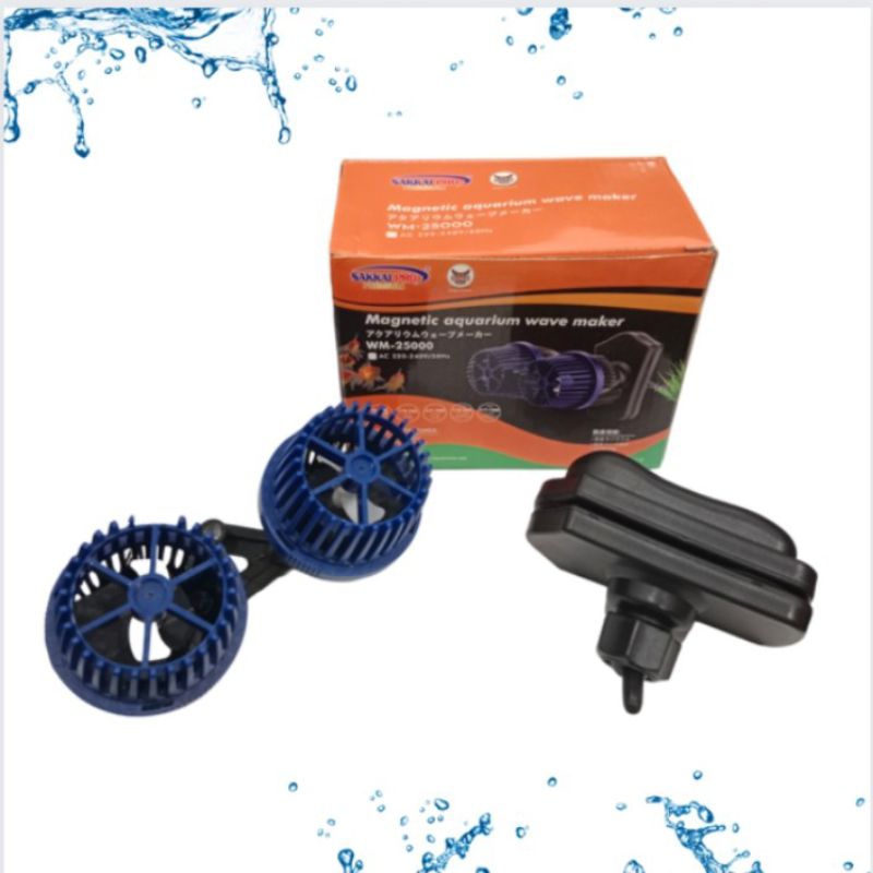 Sakkai Pro WM 25000 Magnetic Aquarium Wave Maker Arus Ombak