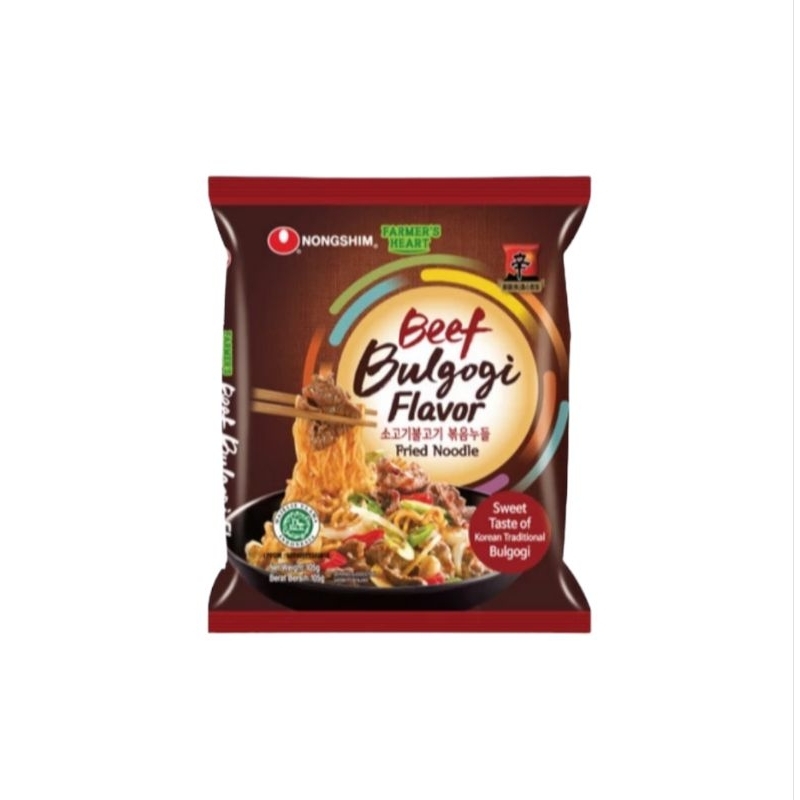 

Nongshim Mie Instan Beef Bulgogi Fried Noodle 105g