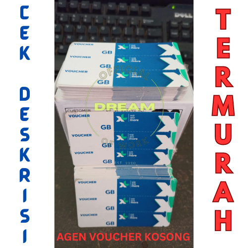 VOUCHER KOSONG XL BLANK/voucher kosongan XL termurah bandung /voucher murah XL/agen voucher kosong/v