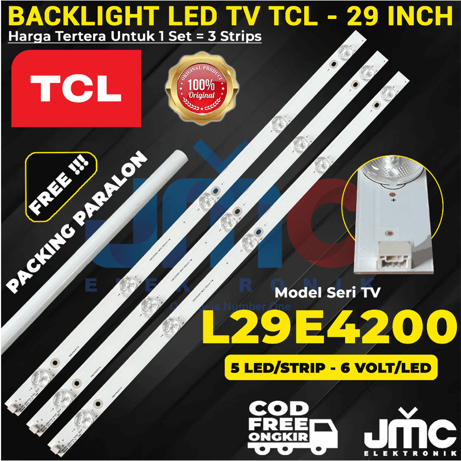 BACKLIGHT TV LED TCL 29 INCH L-29E4200 L29E4200 29E4200