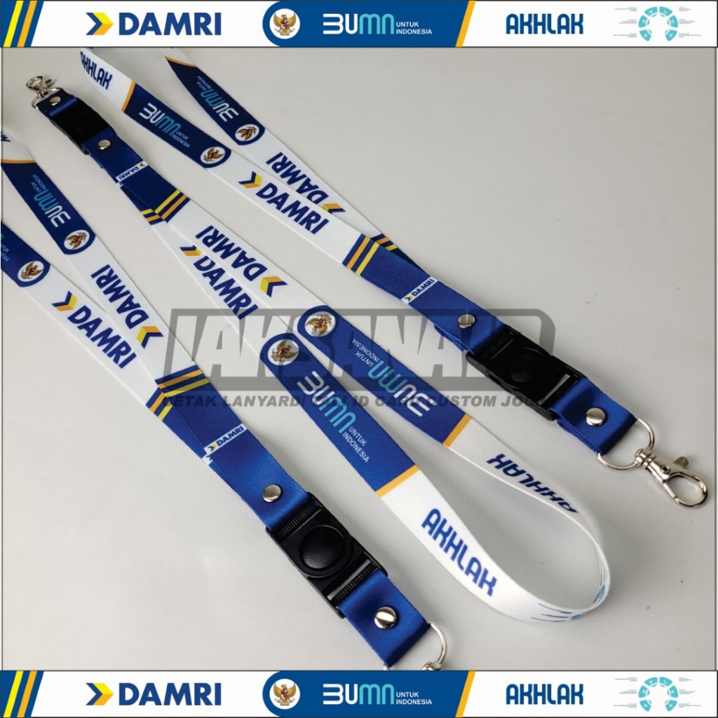 

LANYARD Tali ID Card DAMRI FULL PRINT PLUS HOLDER