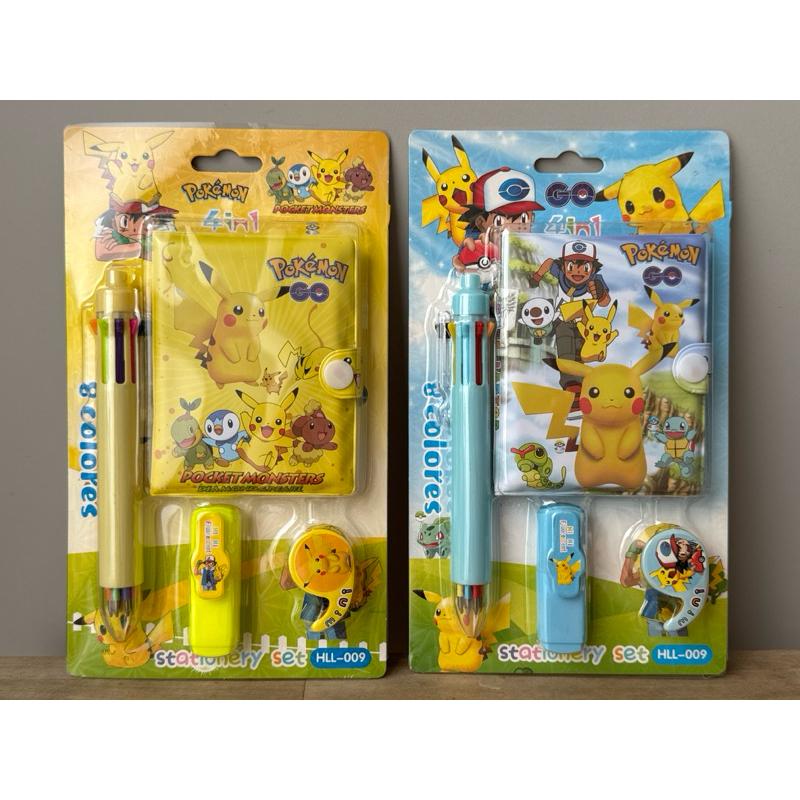 

4pcs Pokemon/ Mario/ My Melody Stationery Set