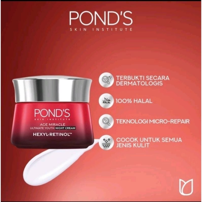 Ponds age miracle night cream Hexy-Retinol 9g