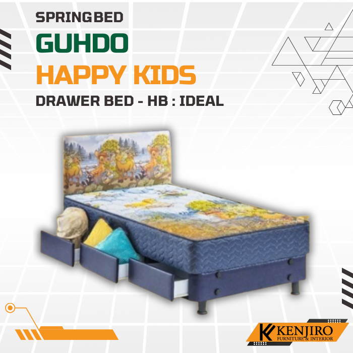 Kasur Springbed Guhdo Happy Kids Drawer Bed Fullset