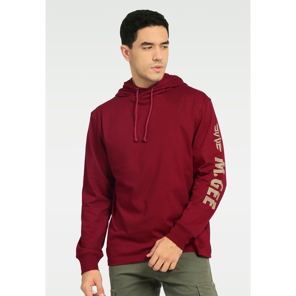 Kaos MGEE Original Pria Lengan Panjang Hodie Squad C004 Red