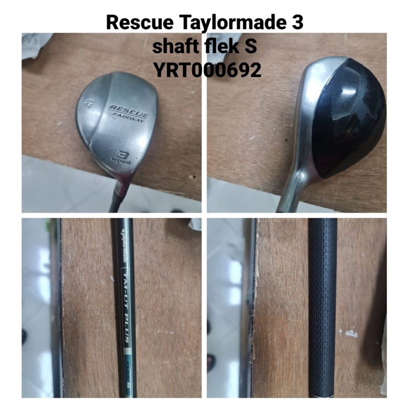 Stik golf Rescue Taylormade 3  shaft flek S Bekas second