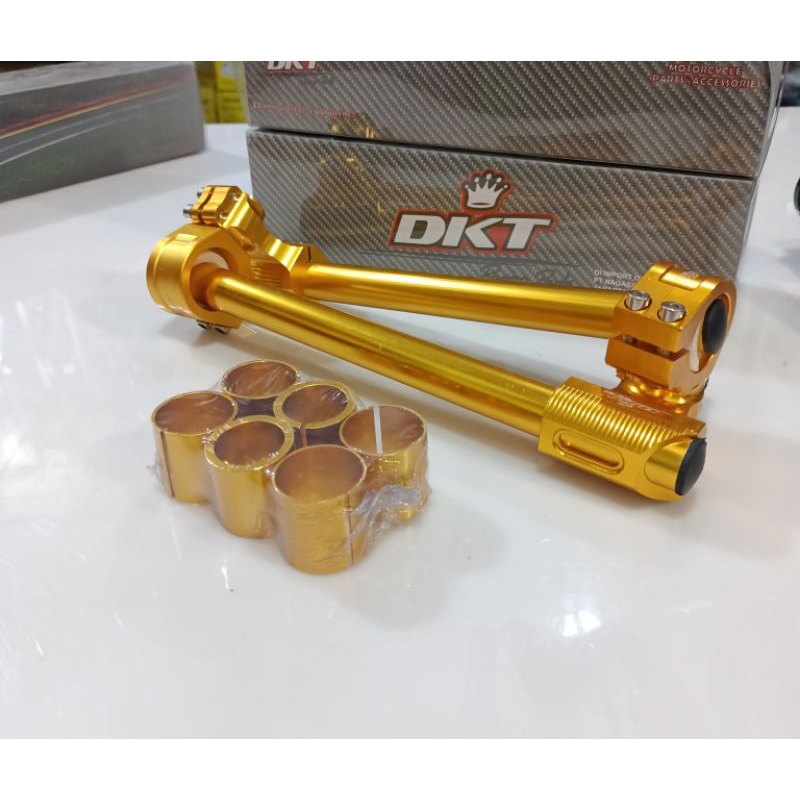 STANG JEPIT MOTOR VIXION CBR NINJ 150 satria Sonic STANG JEPIT MOTOR DKT CNC stang NUI DKT