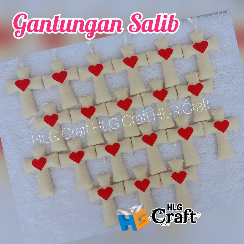 Gantungan Salib Gantungan Kunci Salib Flanel
