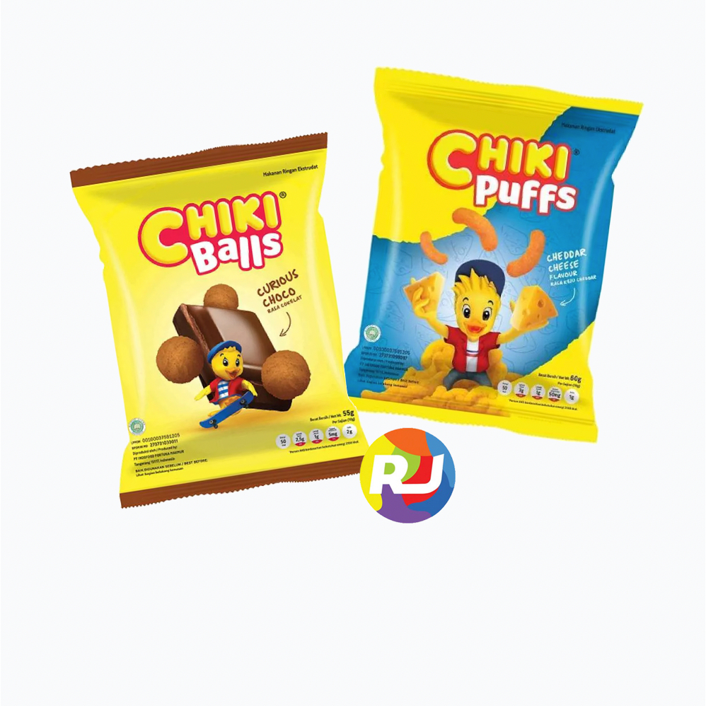 

Snack CHIKI - PUFF Cheddar Cheese 60gr / Choco 55gr