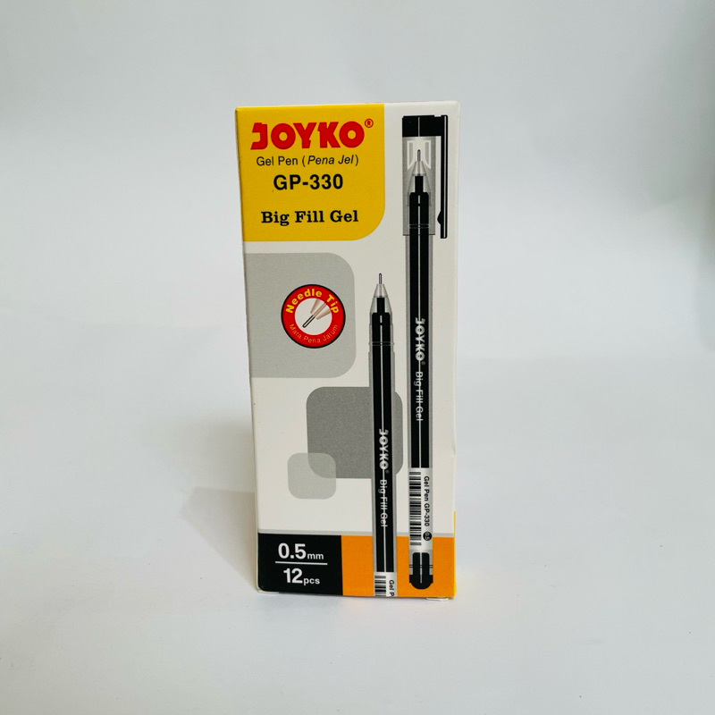 

Pena JOYKO Big Fill Gel 0.5 Hitam (1 Pak 12 Pcs)