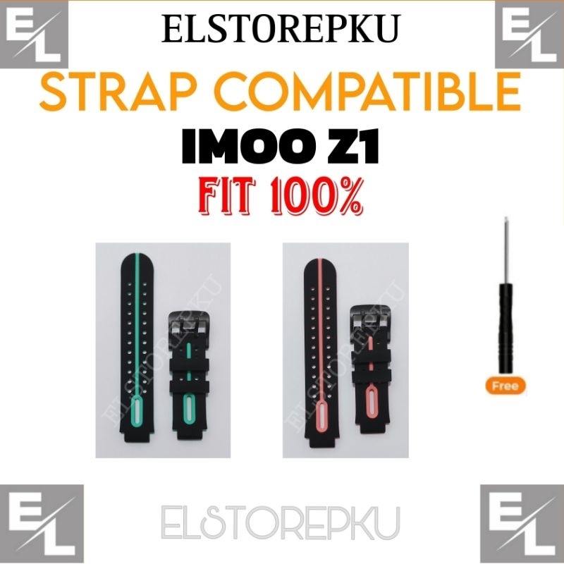 Strap Compatible imoo Z1 watchphone smart watch anak. kualitas menyerupai tali jam tangan original. 