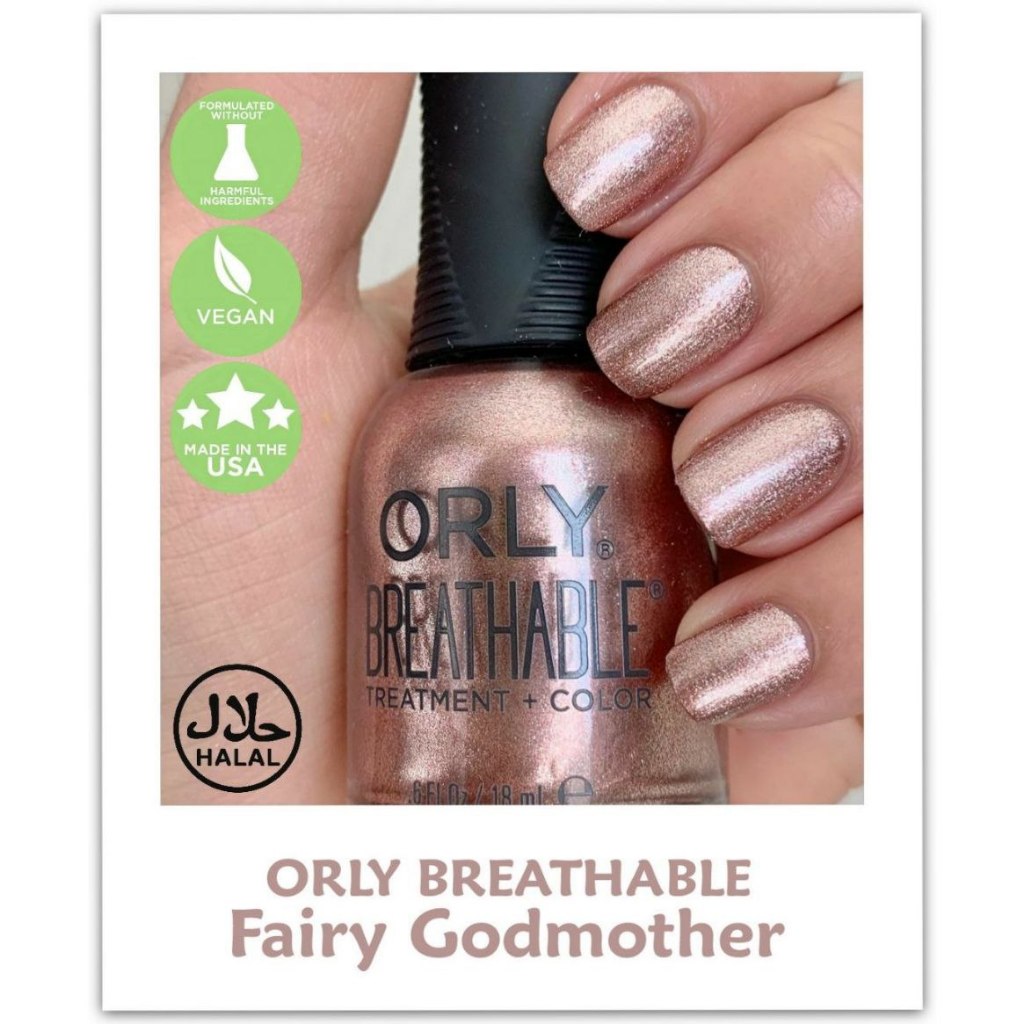 ORLY BREATHABLE - Fairy Godmother - Kutek Halal - Halal Nail Polish - Wudhu Friendly Nail Polish ( O