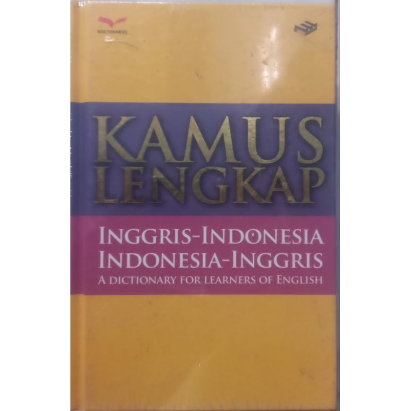 Kamus Lengkap Terjemahan Inggris-Indonesia dan Indonesia-Inggris Hard Cover Original Penerbit Erlang