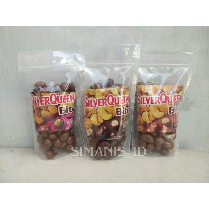 

PROMO ! 200gr & 250gr SQ Bites Almond Mede Dark Mede - COKLAT MURAH