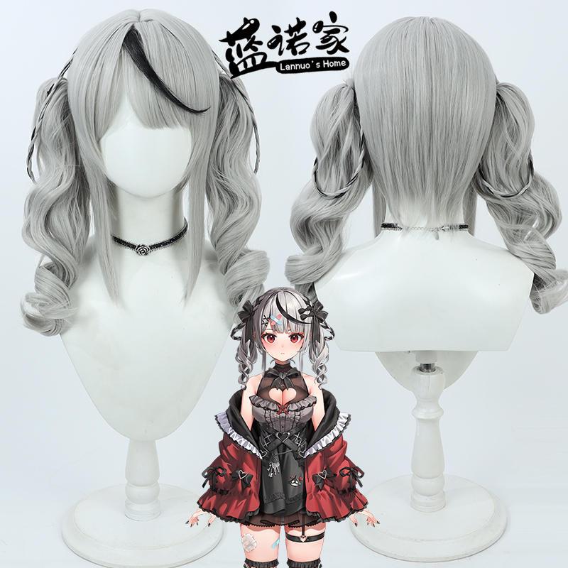 [READY JKT] Lannuo house - Sakamata Chloe Wig - Chloe cosplay wig - HOLOLIVE Chloe cosplay wig - Wig