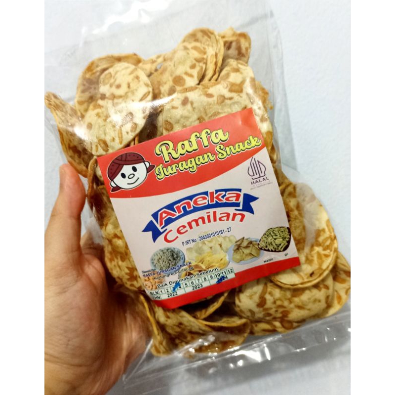 

Keripik Tempe Tipis Renyah Gurih Enak
